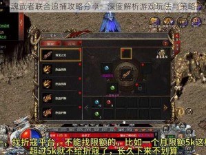 魂武者联合追捕攻略分享：深度解析游戏玩法与策略